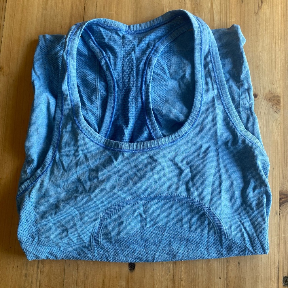 Lululemon blue tank top
